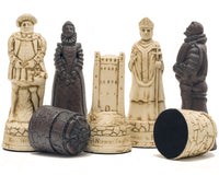 Berkeley Chess engelske rødbrune skakbrikker