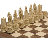 Berkeley Chess engelske rødbrune skakbrikker