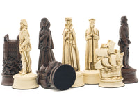 Berkeley Chess Elizabethan Russet Skakbrikker