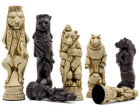 Berkeley Chess Reynard the Fox Russet Skakbrikker