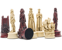 Berkeley Chess Elizabethan Cardinal Skakbrikker