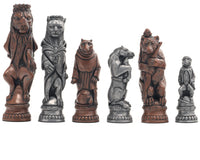 Berkeley Chess Reynard the Fox metalliske skakbrikker