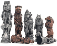 Berkeley Chess Reynard the Fox metalliske skakbrikker