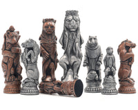 Berkeley Chess Reynard the Fox metalliske skakbrikker