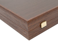 Manopoulos Wenge og Walnut Burl Backgammon-sæt