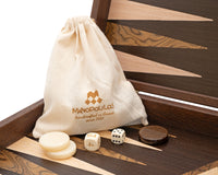 Manopoulos Wenge og Walnut Burl Backgammon-sæt