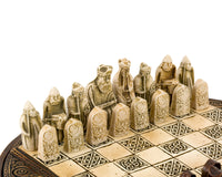 Isle of Lewis kompakt keltisk skaksæt 22,9 cm