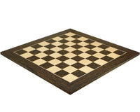 55 cm Tiger Ebony- og ahorn Deluxe Skakbræt