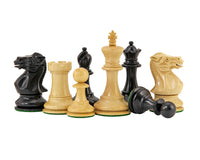 Highgrove Series eboniserede Staunton-skakbrikker - 7,6 cm