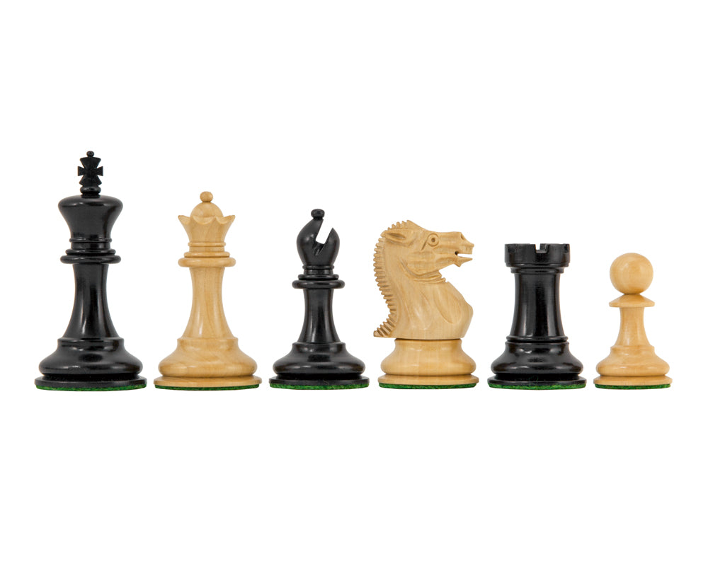 Highgrove Series eboniserede Staunton-skakbrikker - 7,6 cm