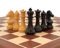 World Chess Championship-skaksæt, skakur og opbevaringsæske i træ til skakbrikker