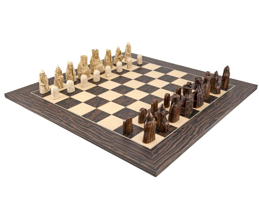 Isle of Lewis Tiger Ebony Skaksæt