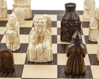 Isle of Lewis Tiger Ebony Skaksæt