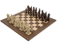 Berkeley Chess Roman Russet- og Valnød Skaksæt