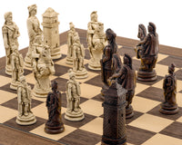 Berkeley Chess Roman Russet- og Valnød Skaksæt