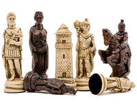Berkeley Chess Roman Russet- og Valnød Skaksæt