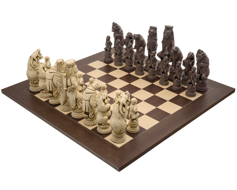 Berkeley Chess Reynard the Fox Grand Skaksæt – Russet og Palisander