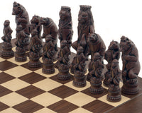 Berkeley Chess Reynard the Fox Grand Skaksæt – Russet og Palisander
