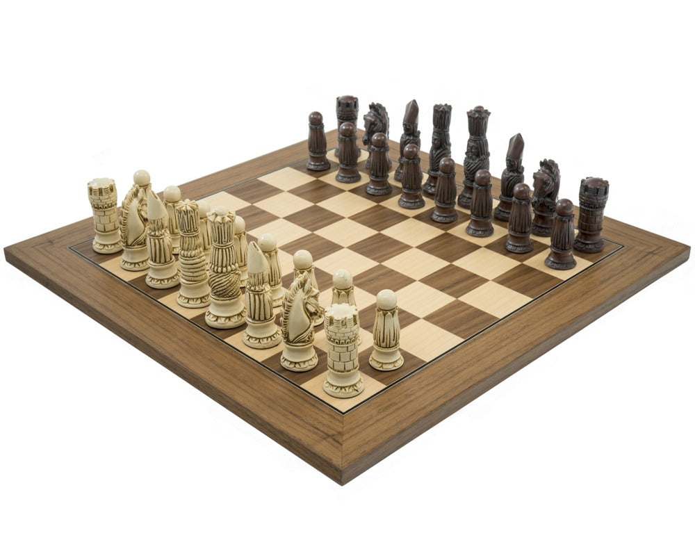 Berkeley Chess Victorian Russet- og Walnut-skaksæt