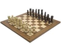 Berkeley Chess Victorian Russet- og Walnut-skaksæt