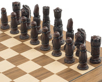 Berkeley Chess Victorian Russet- og Walnut-skaksæt