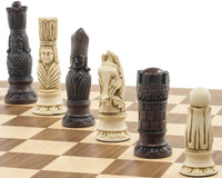 Berkeley Chess Victorian Russet- og Walnut-skaksæt