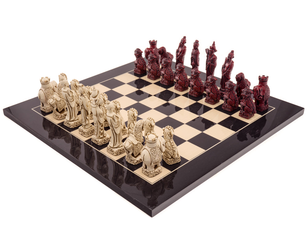 Berkeley Chess Mandarin Black Cardinal Skaksæt