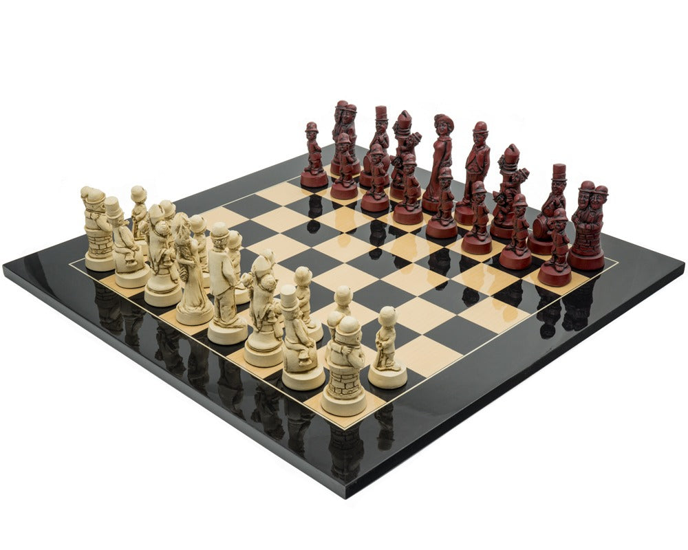 Berkeley Chess Movie Stars Black Cardinal Grand Skaksæt