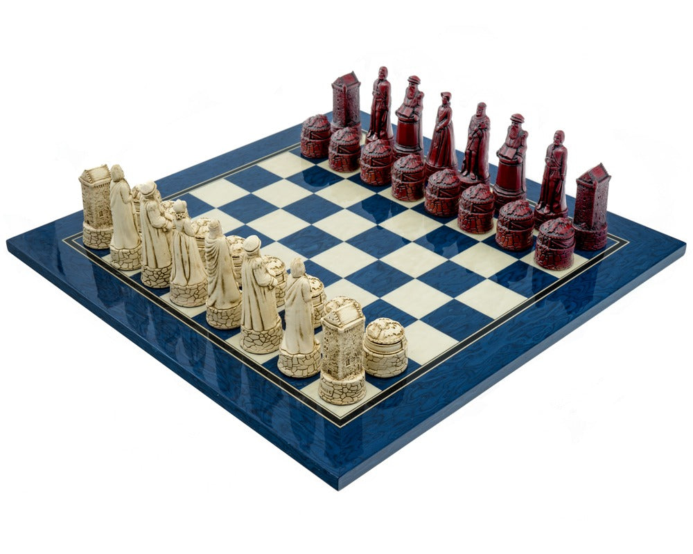 Berkeley Chess Scottish Cardinal Blue Skaksæt