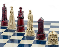 Berkeley Chess Scottish Cardinal Blue Skaksæt