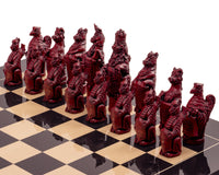 Berkeley Chess Royal Beasts Black Cardinal Grand Skaksæt