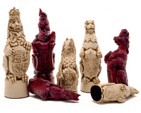Berkeley Chess Royal Beasts Black Cardinal Grand Skaksæt