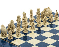 Berkeley Chess Alice in Wonderland Cardinal Blue Skaksæt