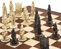 Berkeley Chess Elizabethan Grand Skaksæt i Russet og Palisander