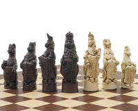 Berkeley Chess Royal Beasts Russet- og Palisander Grand Skaksæt