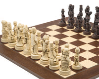 Berkeley Chess Movie Stars Grand Skaksæt i Russet og Palisander