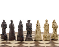 Berkeley Chess skaksæt i engelsk russet og valnød