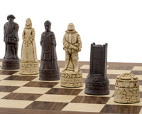 Berkeley Chess skaksæt i engelsk russet og valnød
