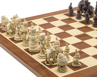 Berkeley Chess Alice in Wonderland Russet & Mahogany Skaksæt