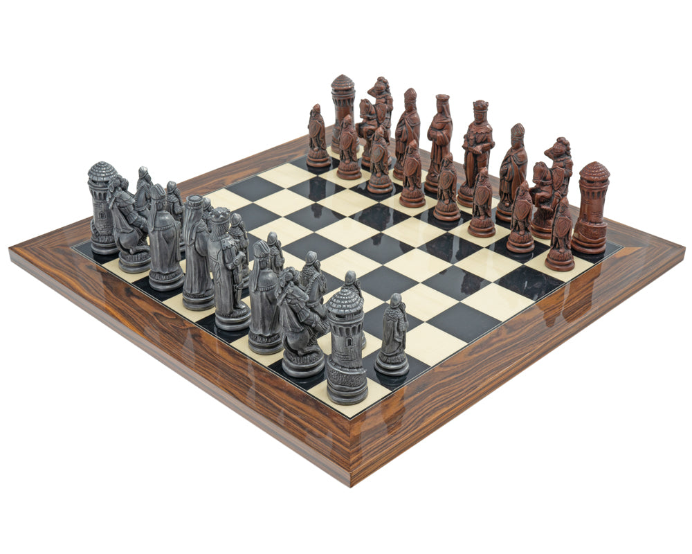 Berkeley Chess Camelot Metal- og Palisander Skaksæt