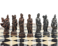 Berkeley Chess Roman skaksæt i metal og palisander