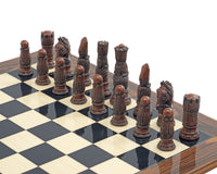 Berkeley Chess Victoriansk metal- og palisander-skaksæt