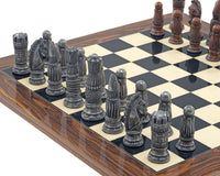 Berkeley Chess Victoriansk metal- og palisander-skaksæt