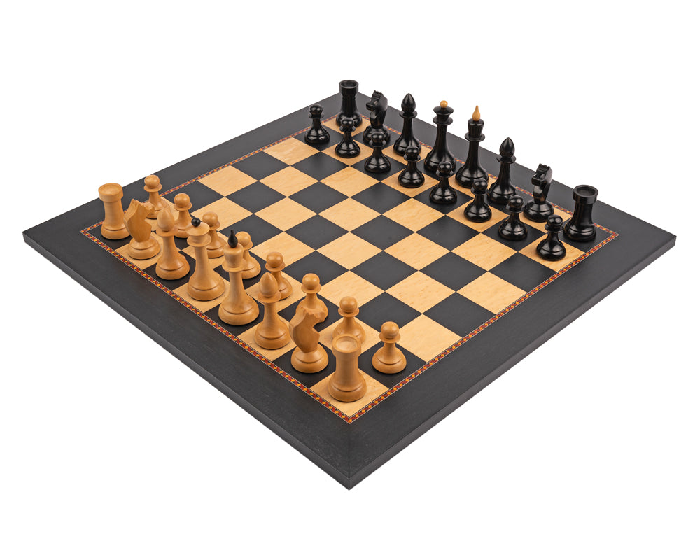 Rechapados Ferrer The Queen's Gambit Officielt 50 cm Skaksæt med Opbevaringsæske til skakbrikker