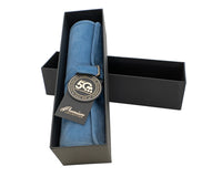 Manopoulos ruskind roll-up rejse-Backgammon-sæt - RAF Blue