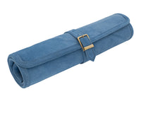 Manopoulos ruskind roll-up rejse-Backgammon-sæt - RAF Blue
