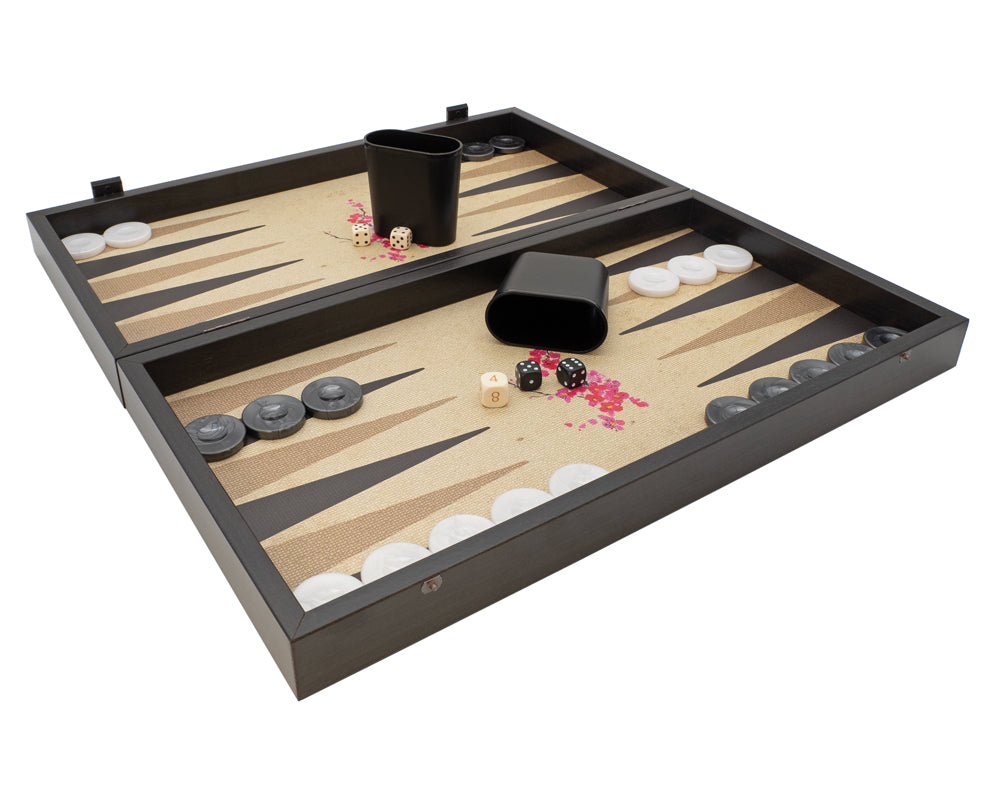Manopoulos Orientalsk kirsebærblomst Backgammon-sæt